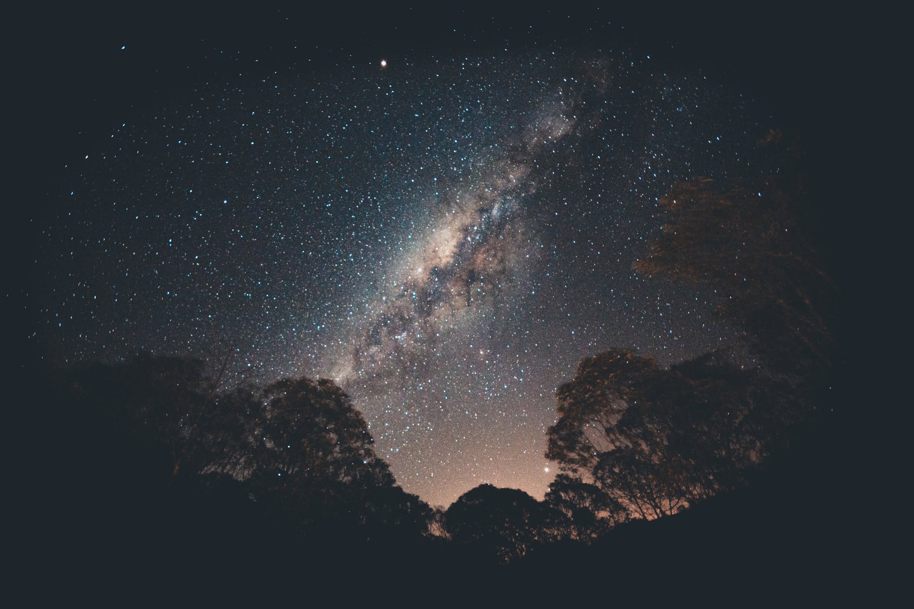 scenic view of night sky